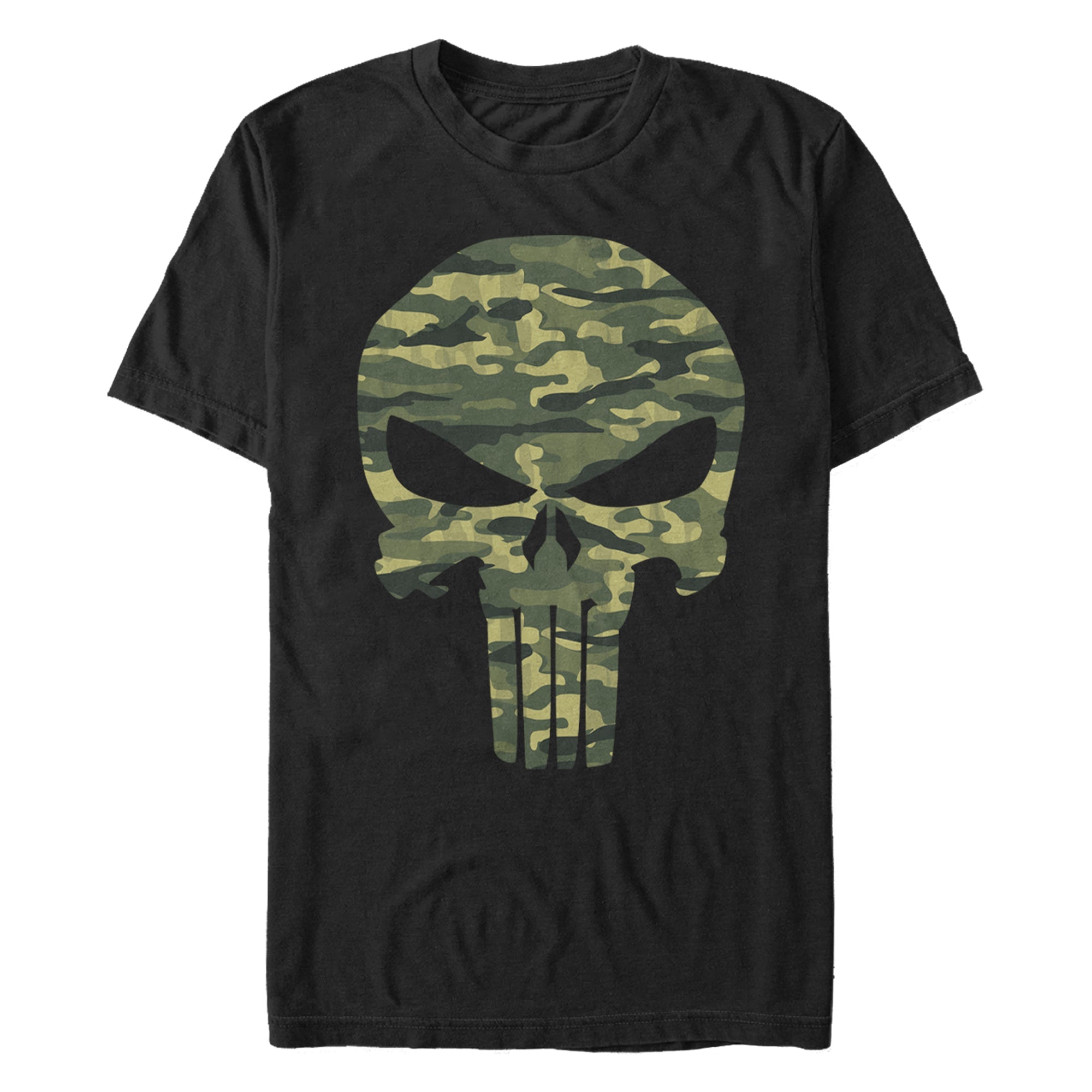 Men's Marvel Punisher CamoSkull T-Shirt